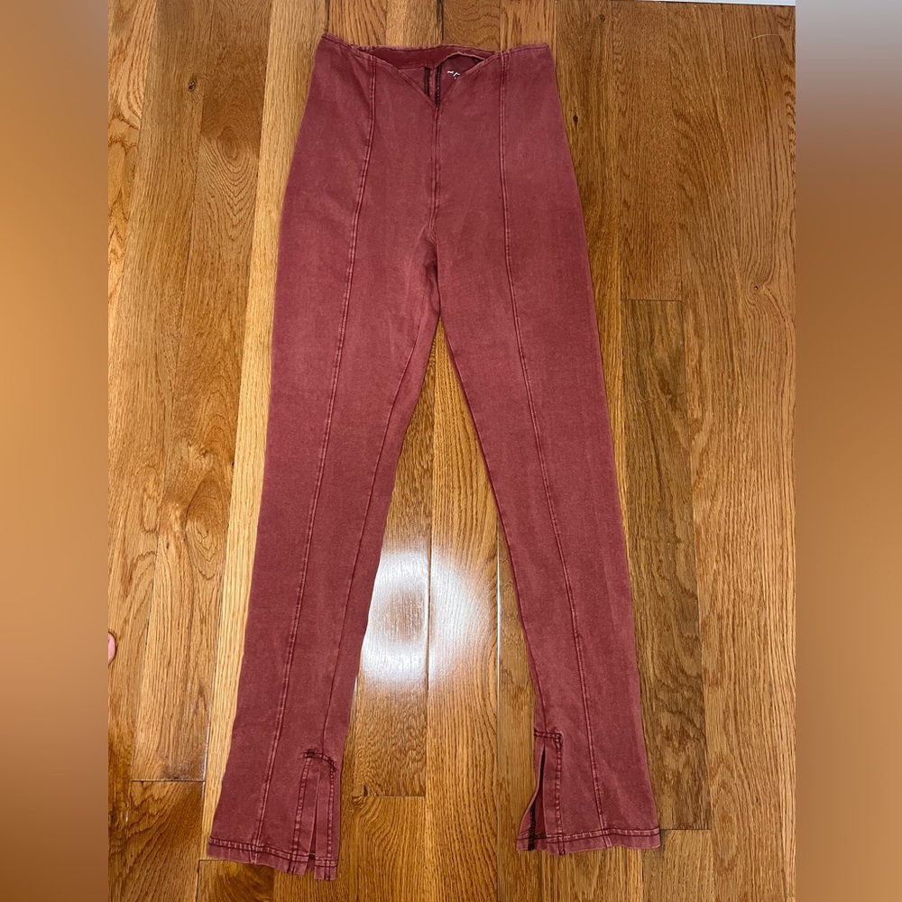 Brown long tight brandy Melville pants
